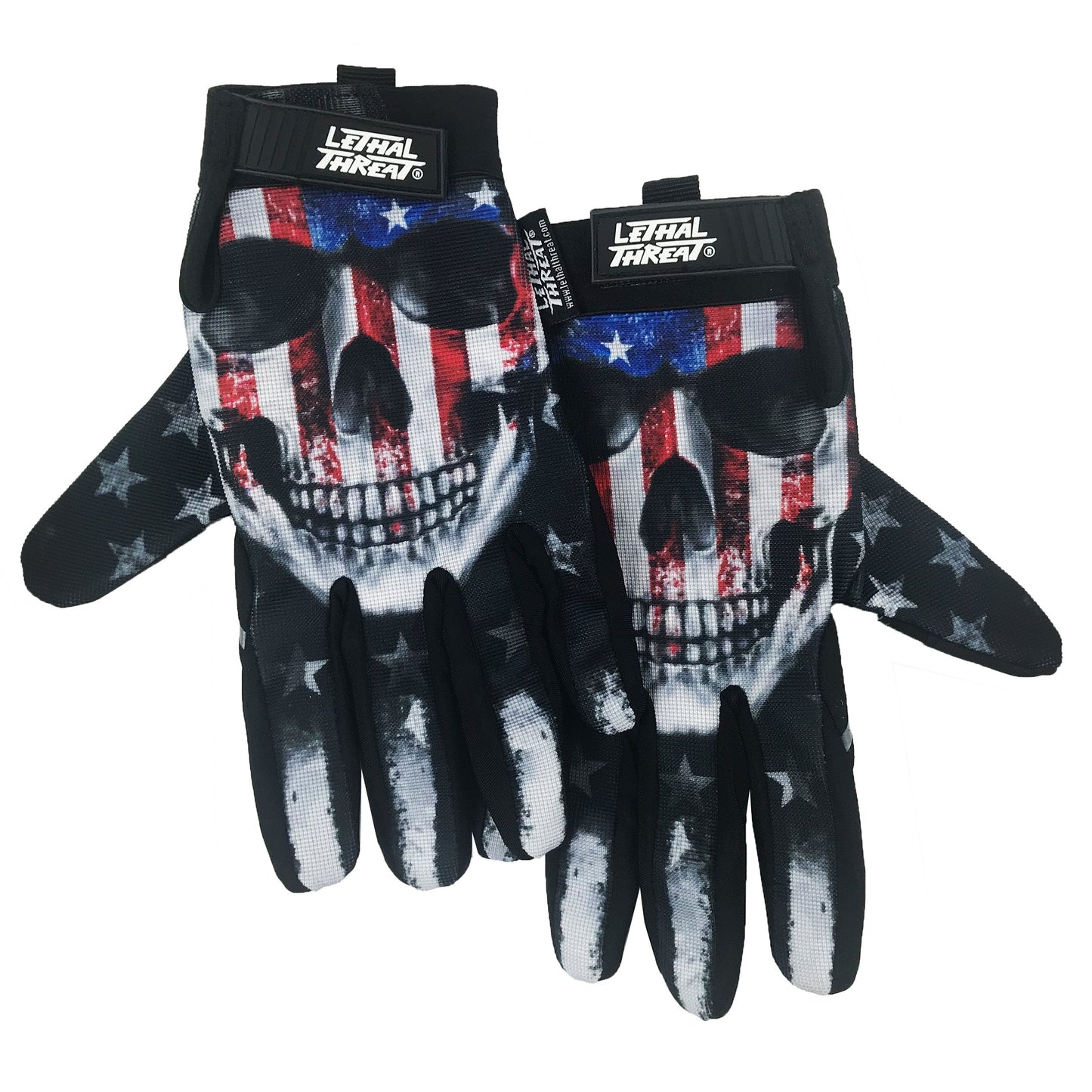 USA SKULL Hand Gloves