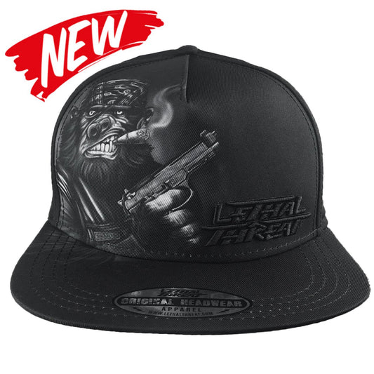Gorilla Gun Flat Bill Hat