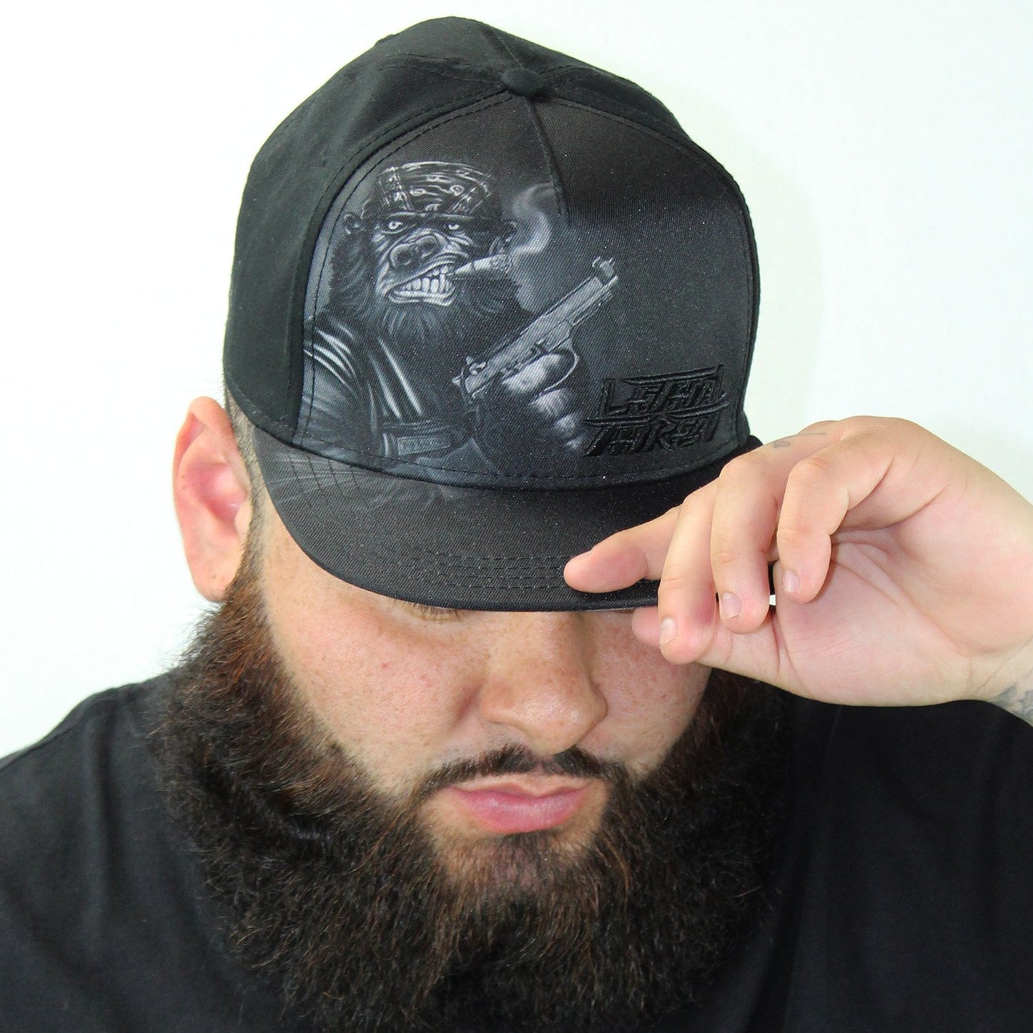 Gorilla Gun Flat Bill Hat