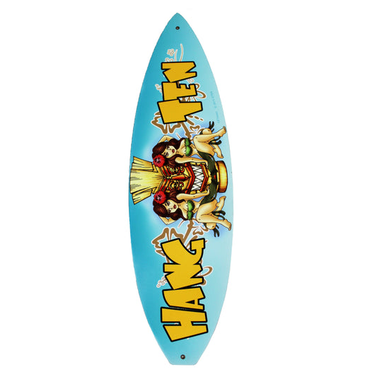 Hang Ten \ Surf Vintage Metal Sign