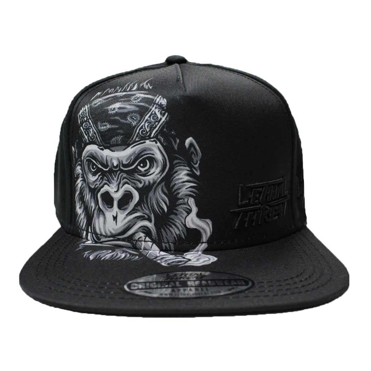 Gorilla Cigar Hat Flat Bill