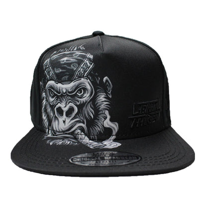 Gorilla Cigar Hat Flat Bill