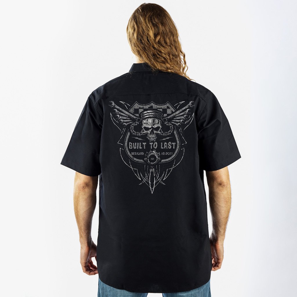 Built To Last Screen Printed Work Shirt