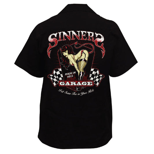 Sinners Garage Screen Printed Workshirt