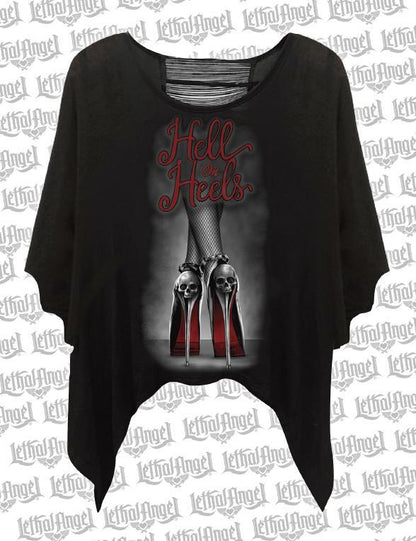 Hell on Heels Split Back Shirt