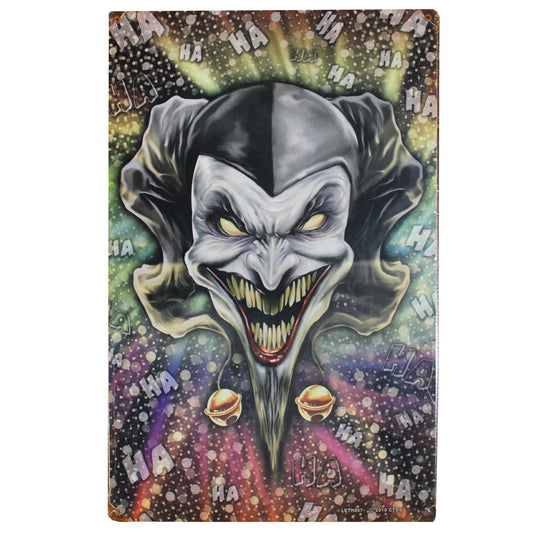 Jester \ Vintage Metal Sign