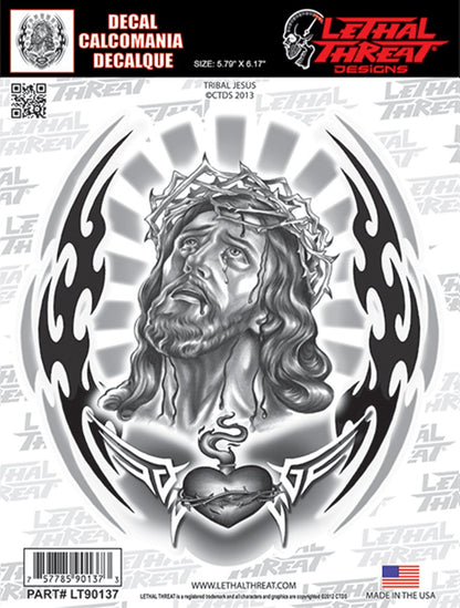 Tribal Jesus Decal