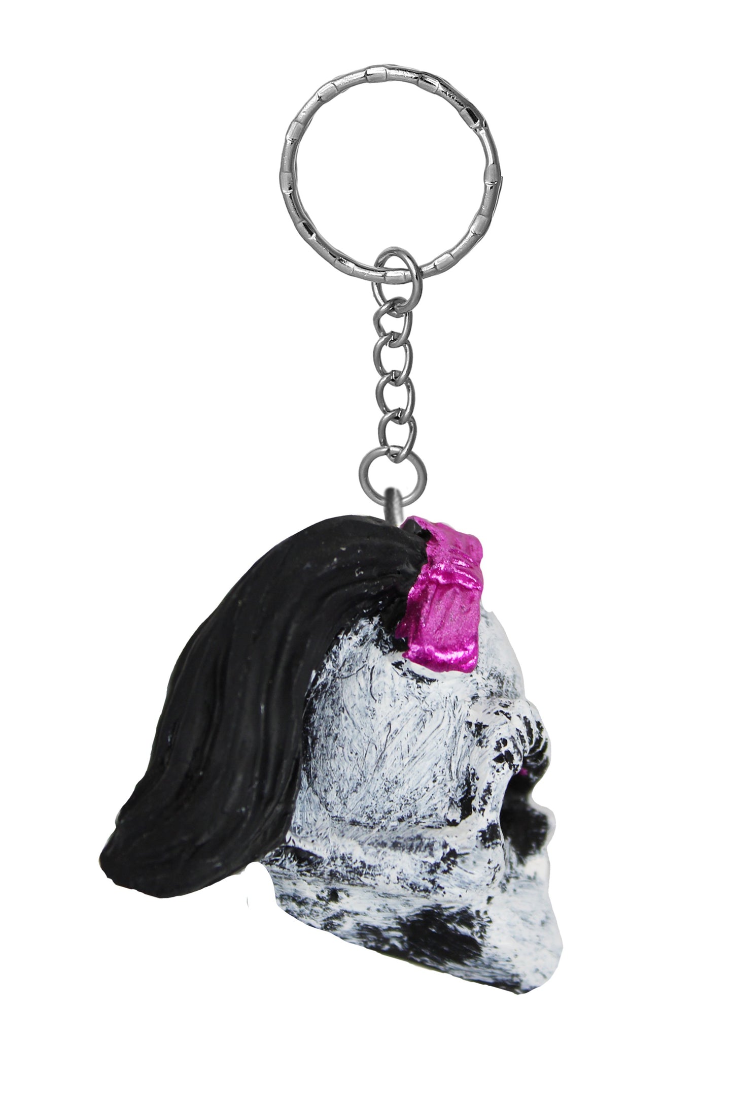 Girl Skull Key Chain