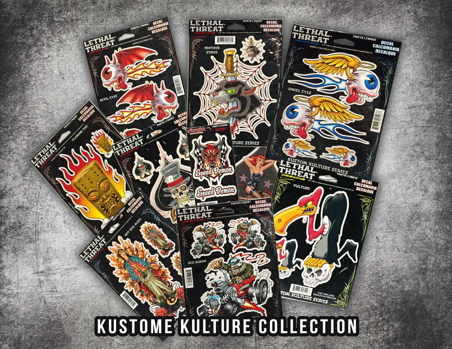 Kustom Kulture Sticker Pack