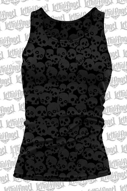 Skull Burn Out Tank Top - No Graphics