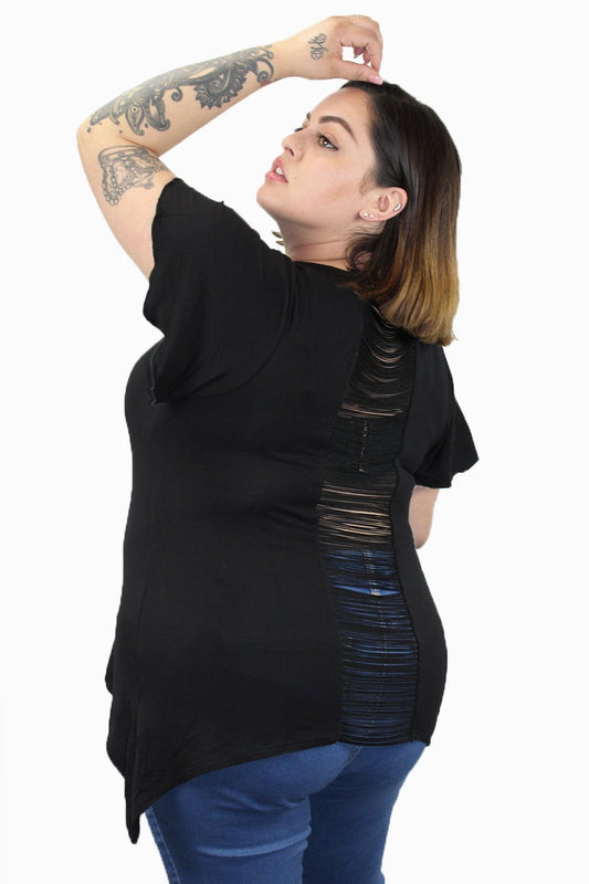 Hell on Heels Split Back Shirt