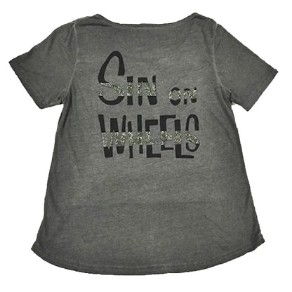 Sin on Wheels Scoop Neck Top