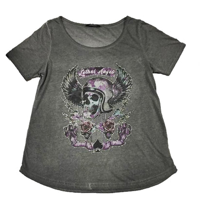 Sin on Wheels Scoop Neck Top
