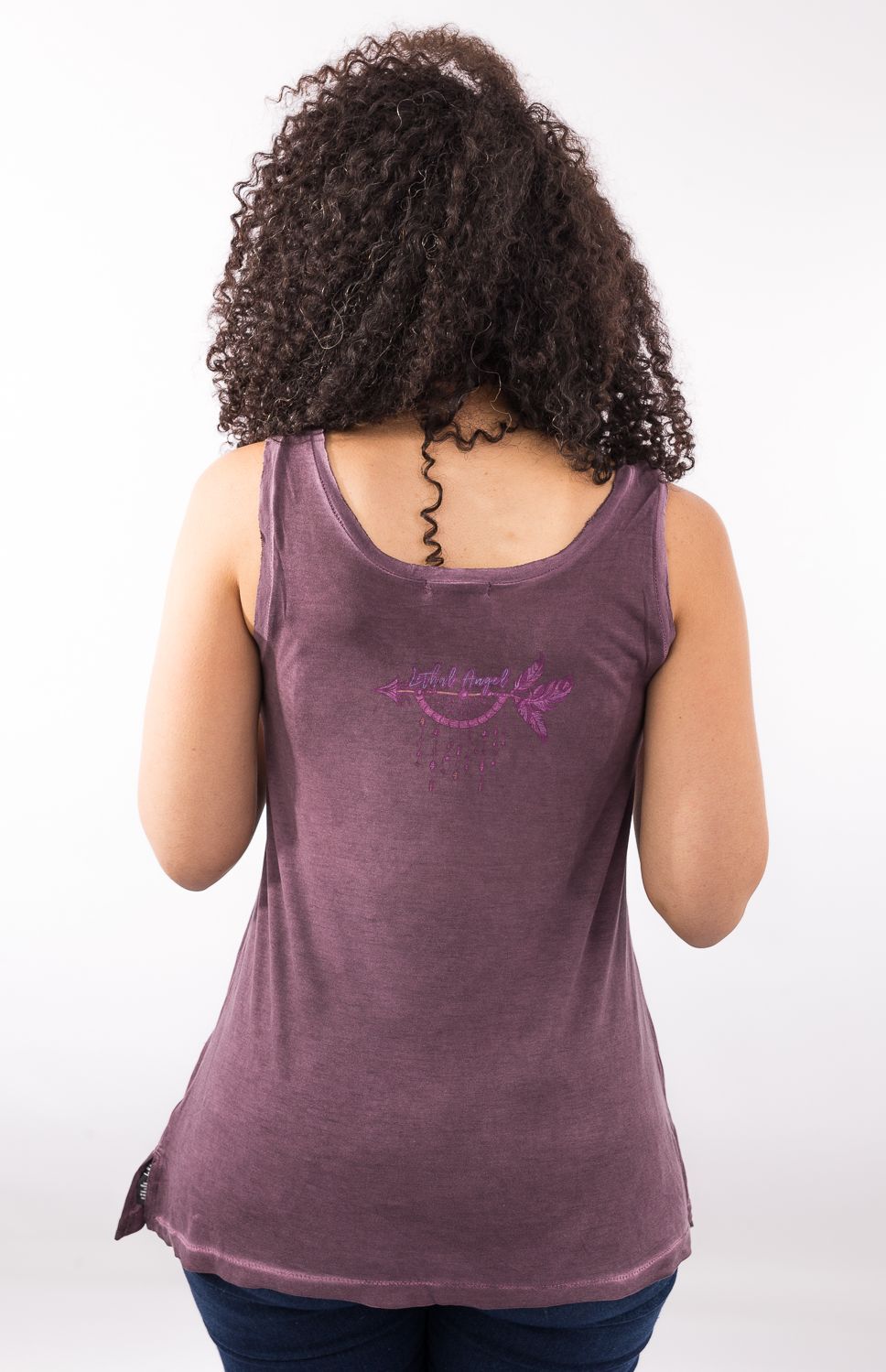 Floral Western Skull Tank