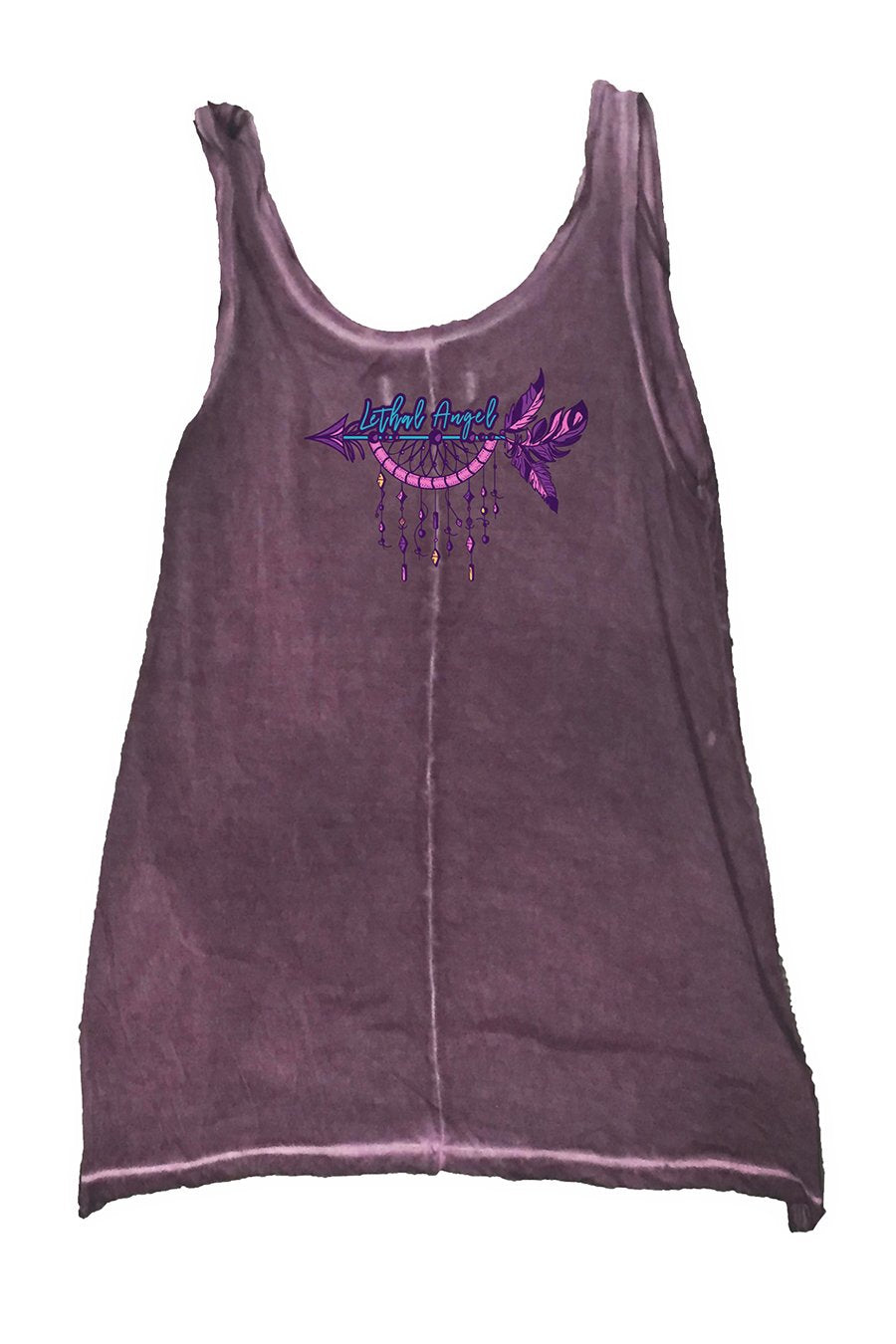 Floral Western Skull Tank