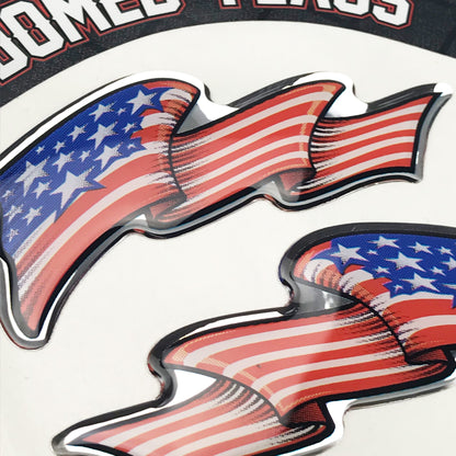 Domed Flags: U.S.A. Flags