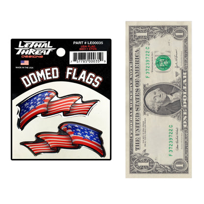 Domed Flags: U.S.A. Flags