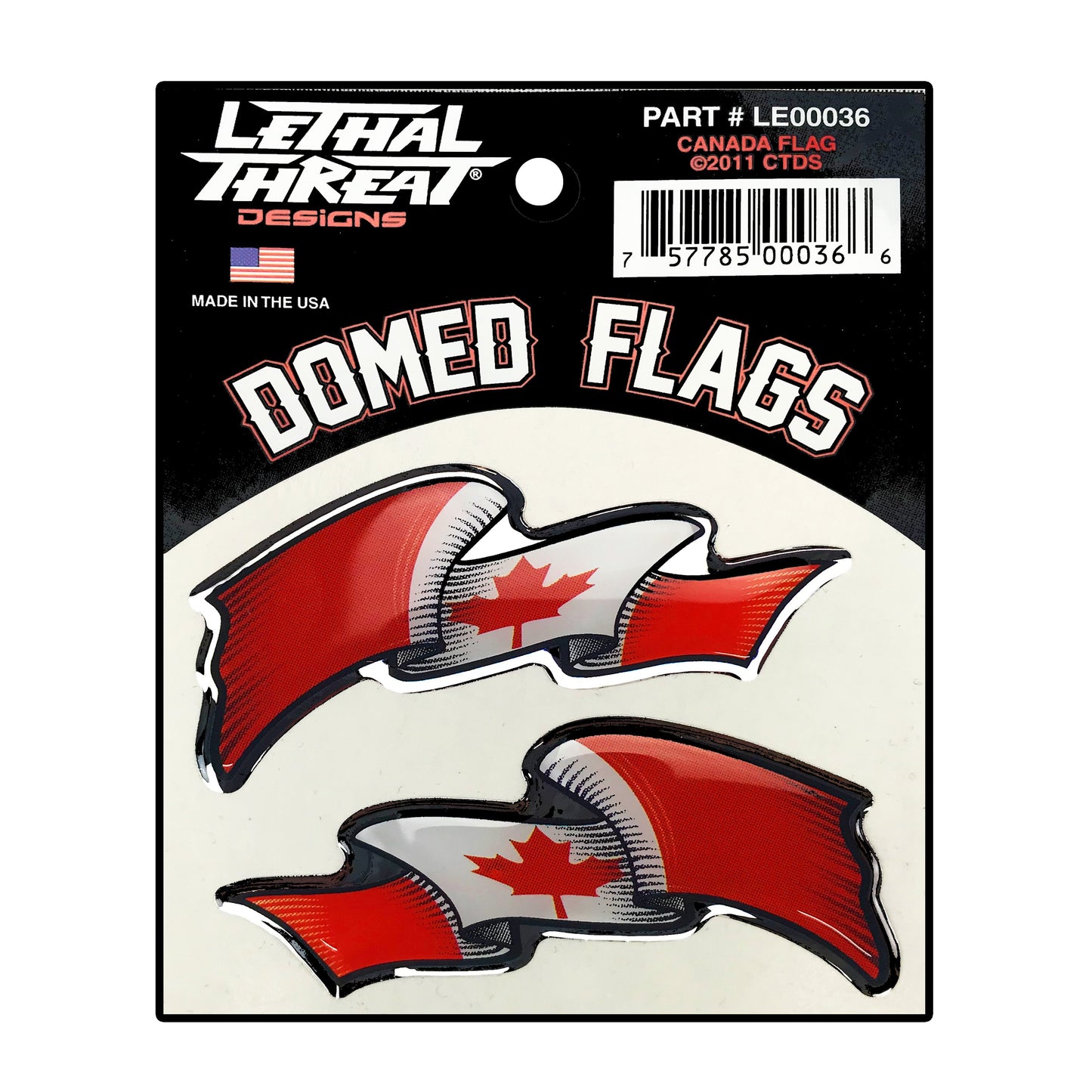 Domed Flags: Canada Flags