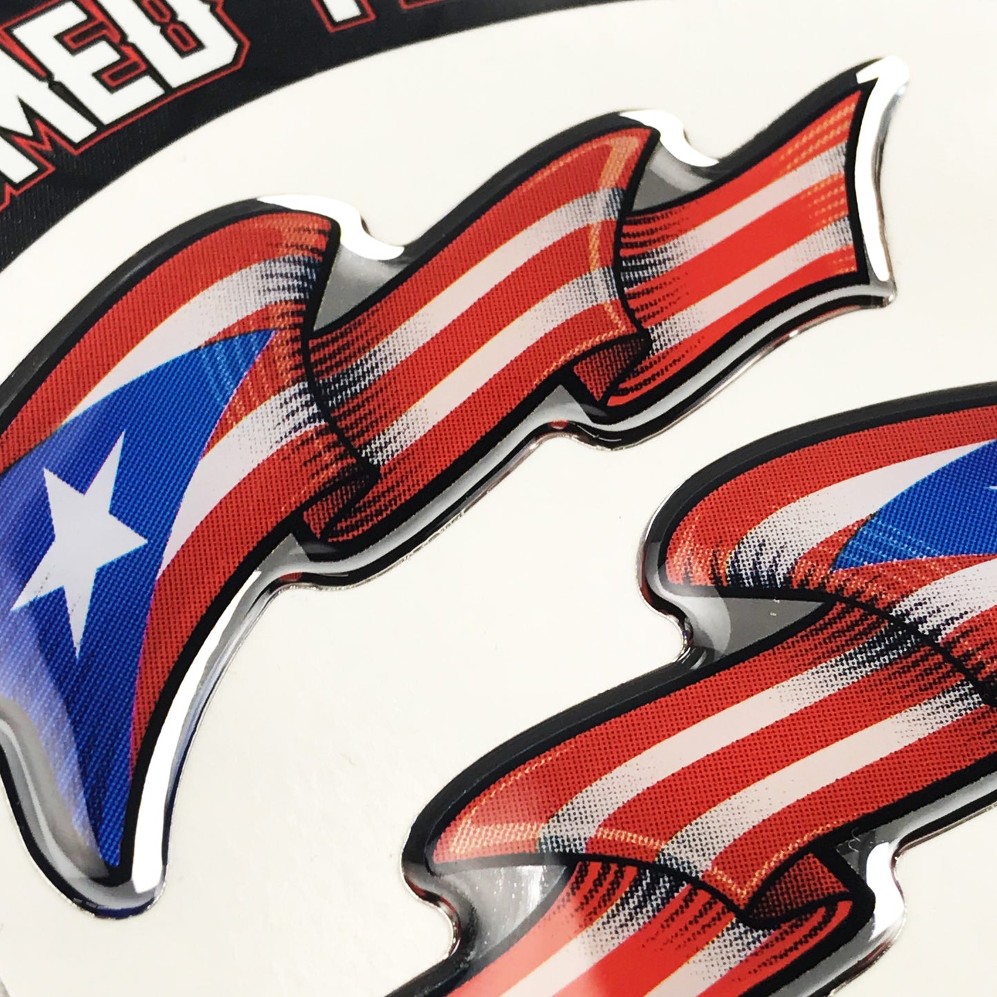 Domed Flags: Puerto Rico Flags