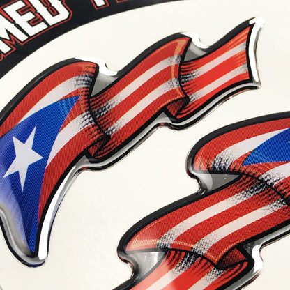 Domed Flags: Puerto Rico Flags