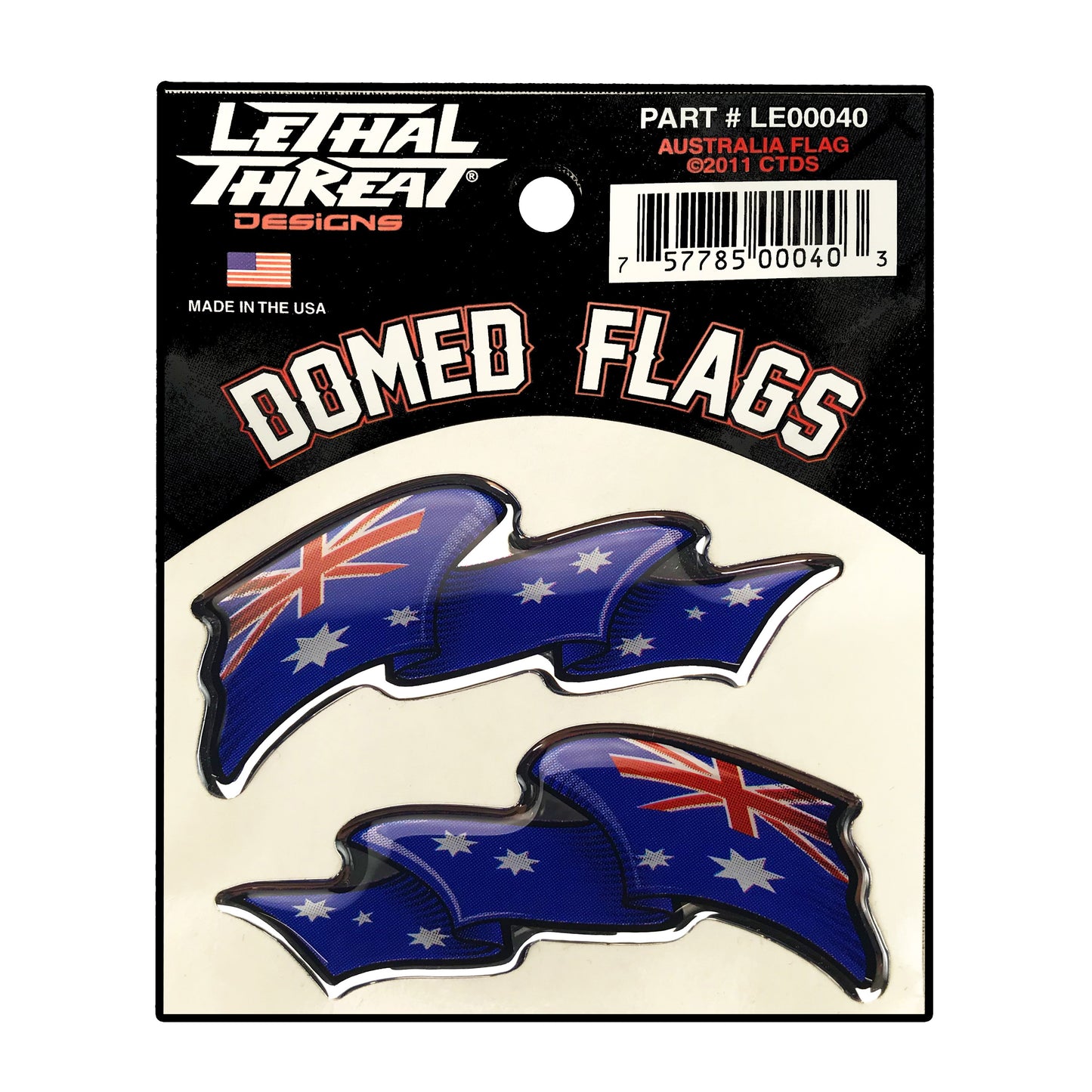 Domed Flags: Australian Flags