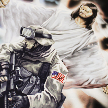 Lord Watch Over Them \ Vintage Metal Sign