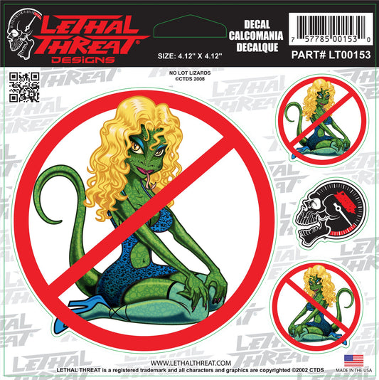 No Lot Lizards Decal