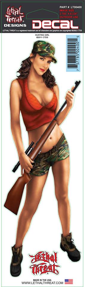 Hunting Girl Decal