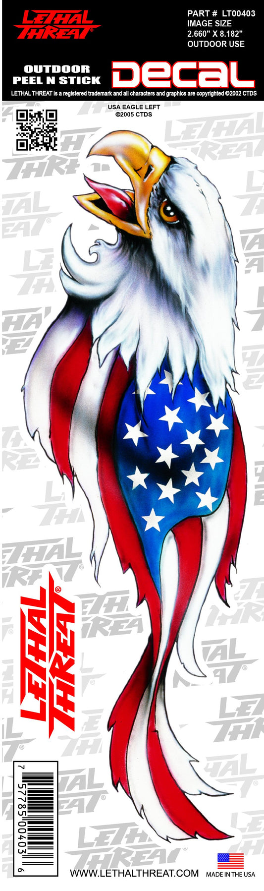 USA Eagle Left Decal