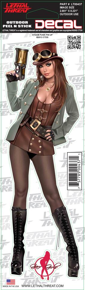 Steam Punk Pin-up Decal