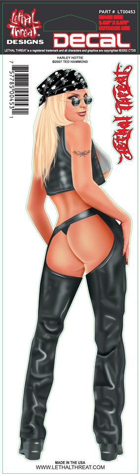 Harley Hottie Decal