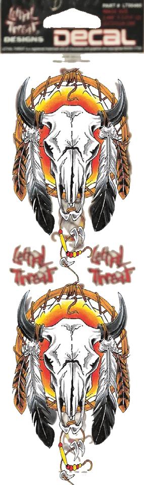 Cow Skull Decal