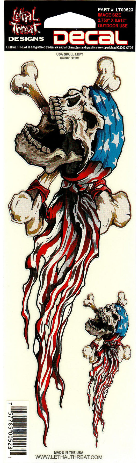 USA Skull Left