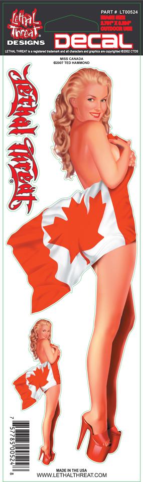 Miss Canada Decal