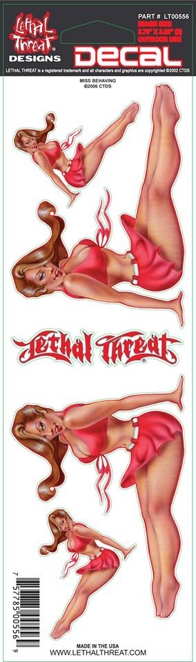 Miss Behaving Decal