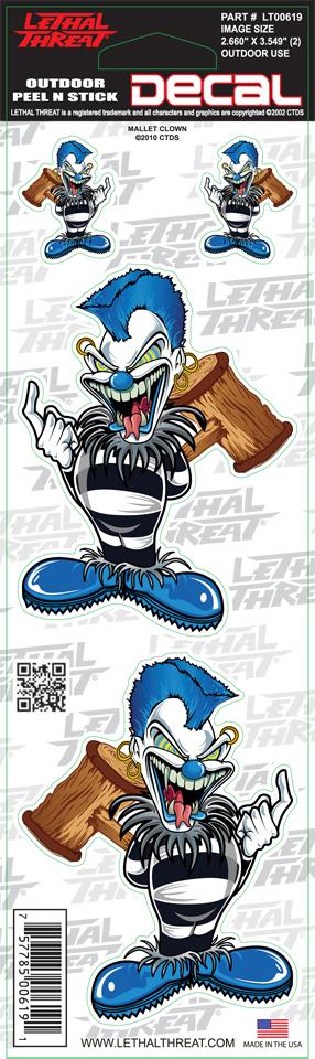 Mallet Clown Decal