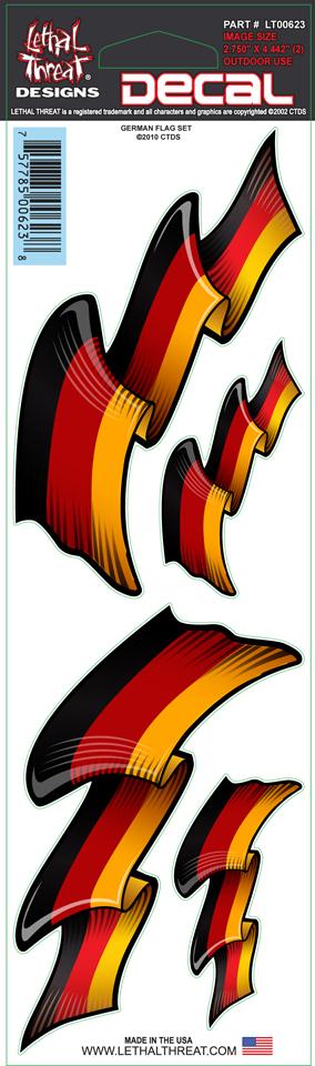 German Flag Set Decal
