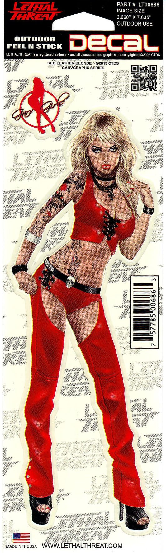 Red Leather Blonde