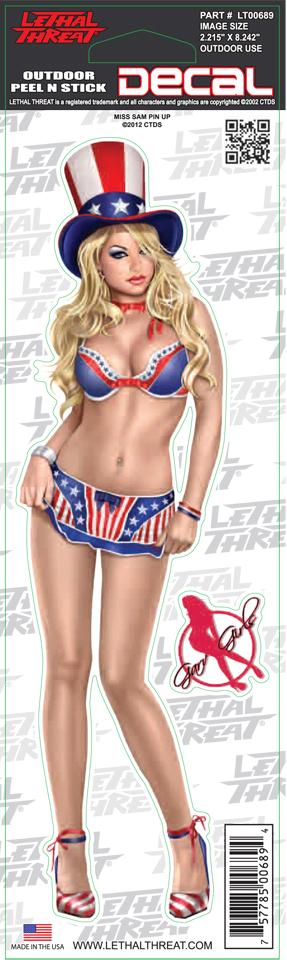 Miss Sam US Decal