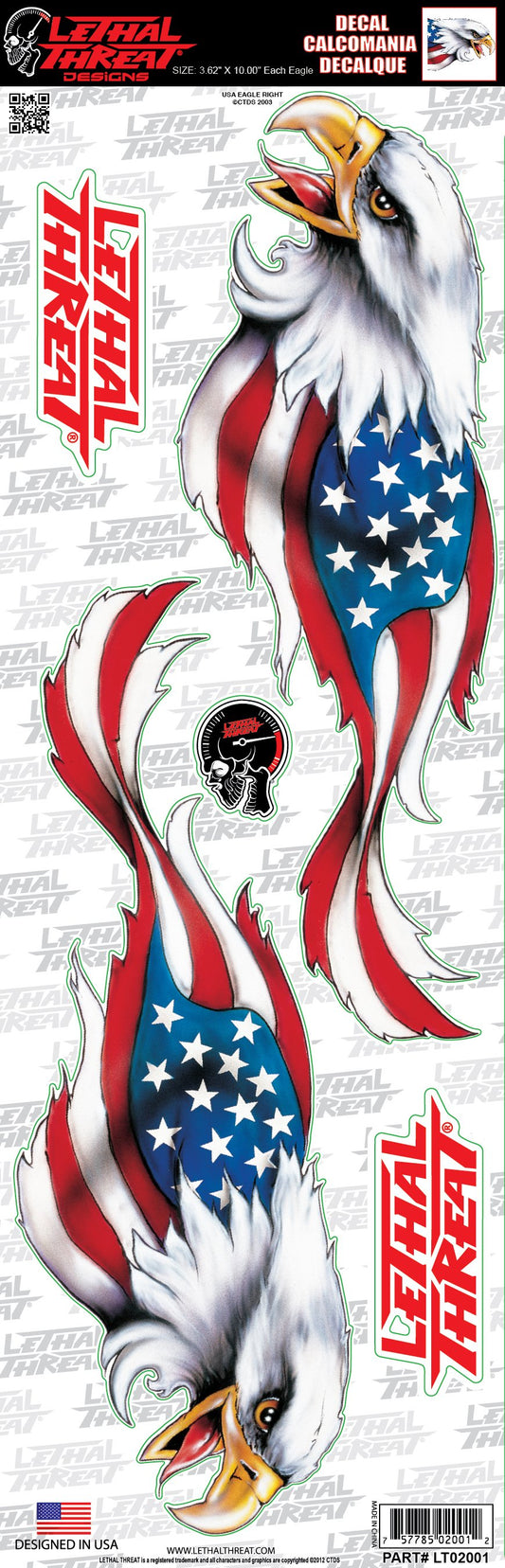 USA Eagles Right & Left Decals