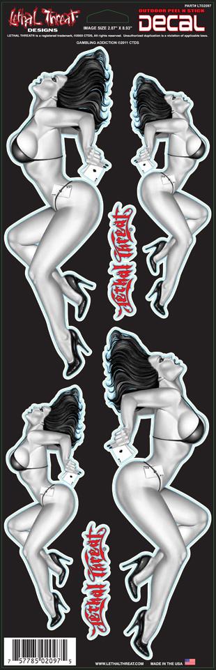 Gambling Addiction Large Decal