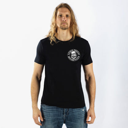 Loud Pipes Bandanna Skull Tee