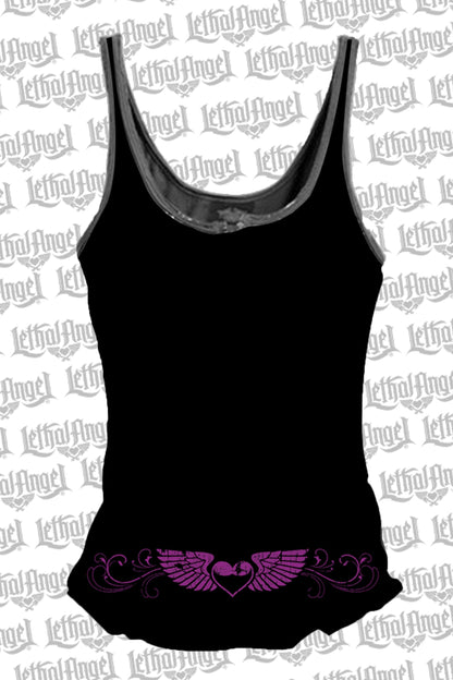 V-Twin Skull Lace Up Tank Top