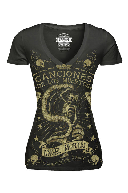 Dance Of The Dead V-Neck Tee