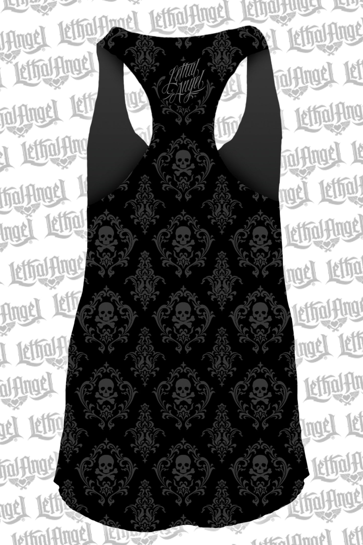 Half D.O.D Skull Razor Back Tank Top