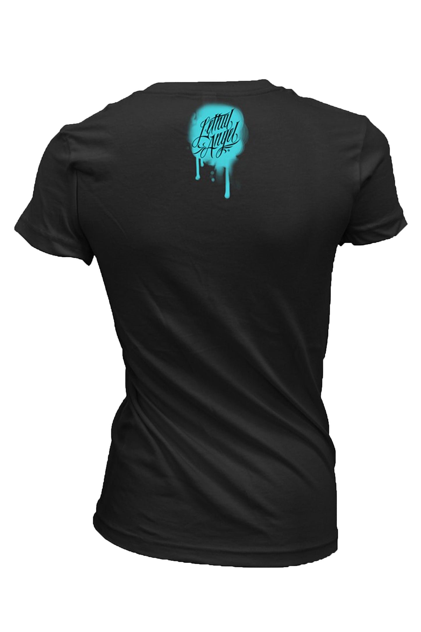 Biker Cat V Neck Tee