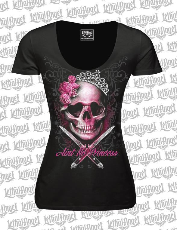 Ain’t No Princess Scoop Neck T-Shirt