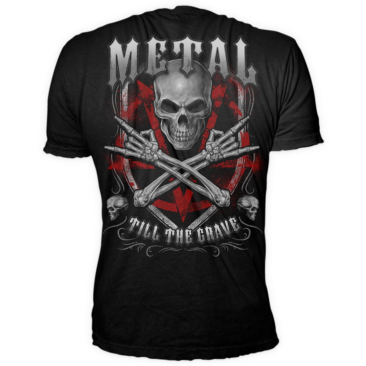 Metal Till The Grave Tee