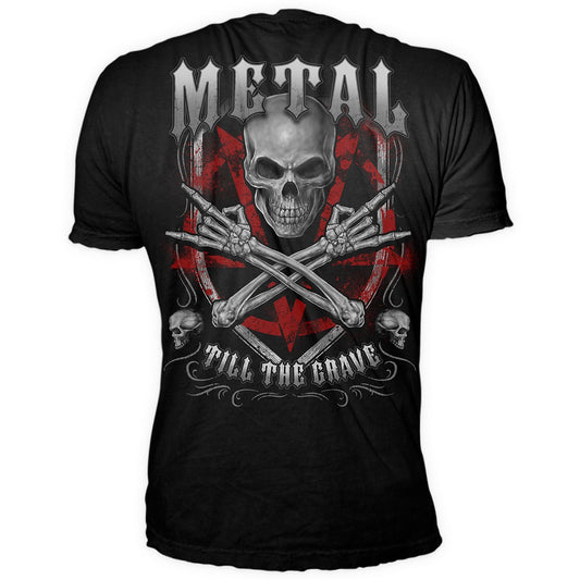 Metal Till The Grave Tee