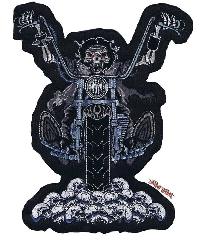 Skull Death Rider Patch